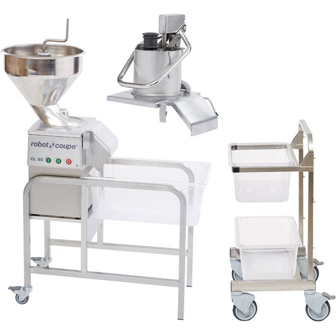 ￼￼Robot Coupe CL 55 Workstation – Professionell grönsaksskärare för storkök